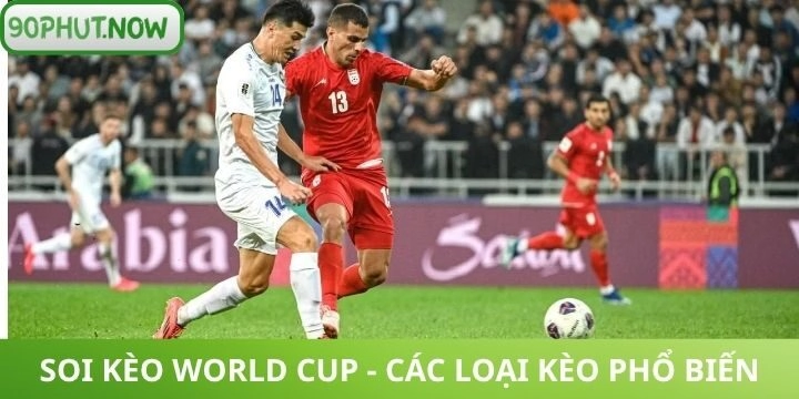 Các loại cược phổ biến khi tham gia soi kèo World cup