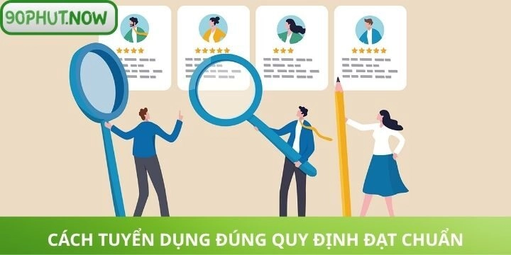 Quy trình tuyển dụng đầy đủ của trang 90phut tv