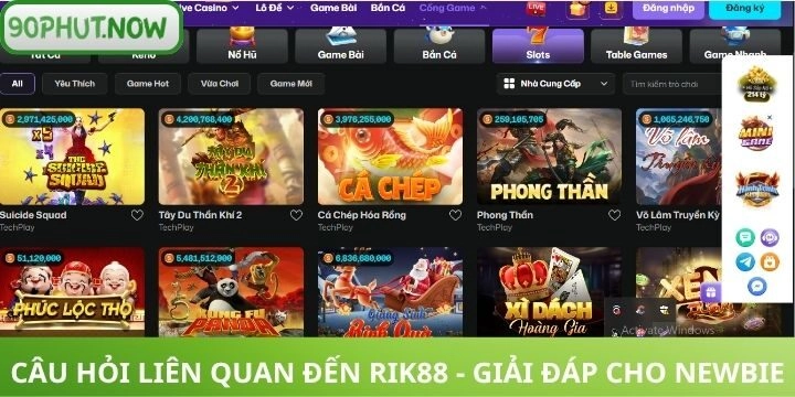 Giải đáp nội dung liên quan đến nhà cái RIK88