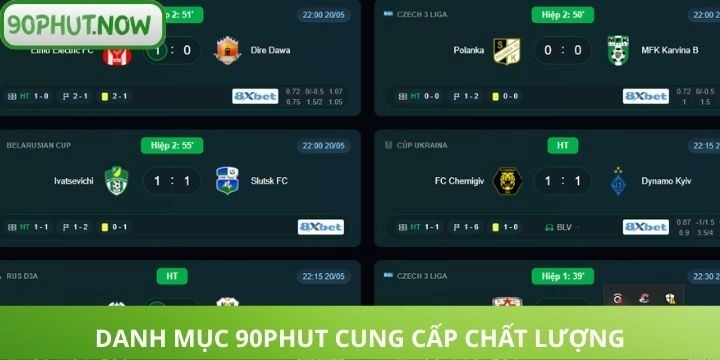 List danh mục quan trọng cho người xem