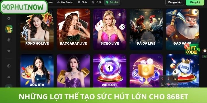 Vì sao 86BET được nhiều game thủ săn đón 2026?