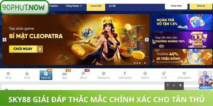 Tổng hợp một vài FAQs mới nhất về Sky88 trong năm 2026