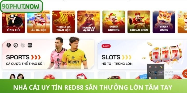 Nhà cái uy tín Red88 săn thưởng lớn trong tầm tay