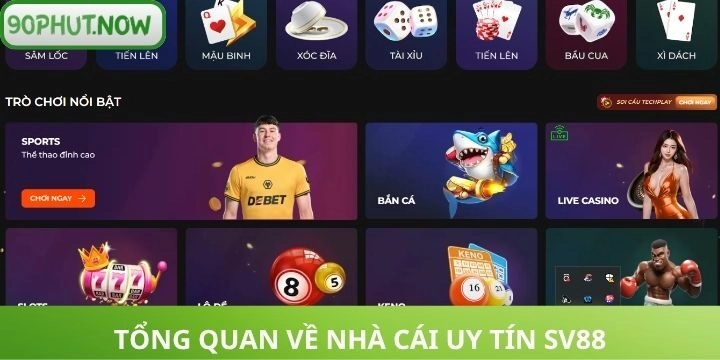 Tổng quan về nhà cái cá cược uy tín SV88