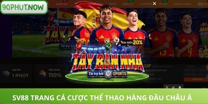 SV88 Trang cá cược thể thao uy tín Châu Á