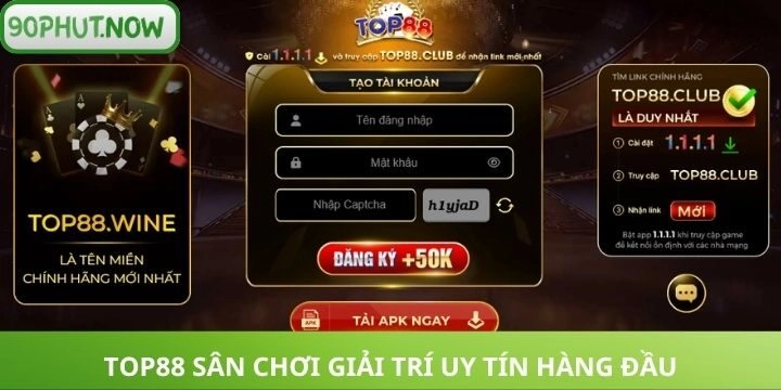 Top88 sân chơi giải trí siêu hot 2026