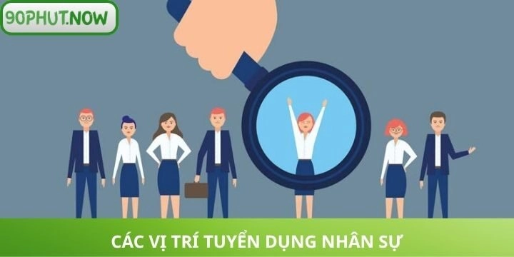 Những vị trí website 90phut đang mở tuyển dụng