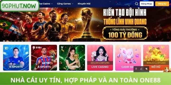 Nhà cái uy tín One88 đáng tin cậy nên thử 2026 