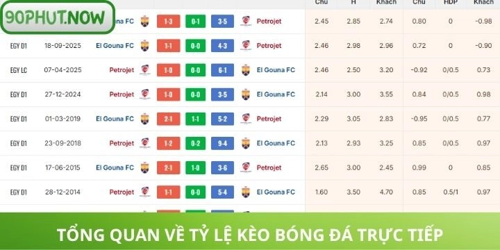 Giải thích chi tiết về tỷ lệ kèo