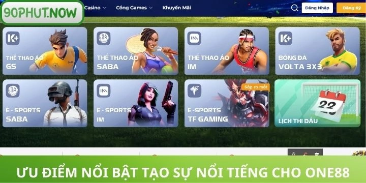 Ưu điểm vượt trội giúp One88 dẫn đầu thị trường 